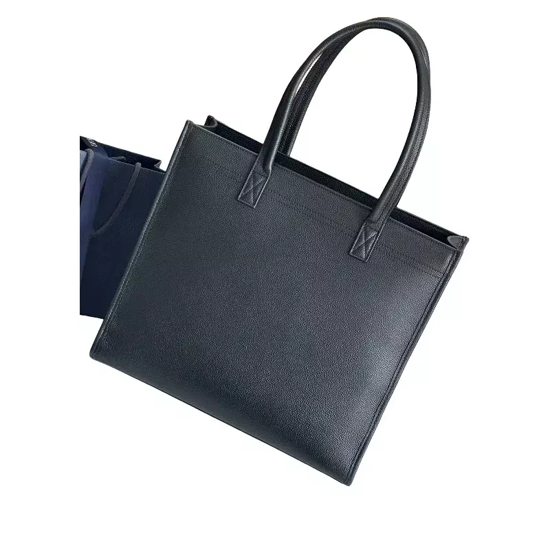 Men's leather briefcase, daily shoulder bag, commuting computer bag