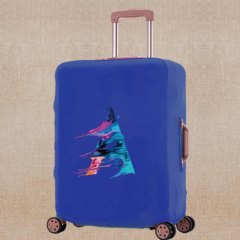 Koffer Reisegepäck abdeckung Farbe Brief druck für 18-32 Zoll Urlaub Reisen Essentials Zubehör Trolley Schutzhülle