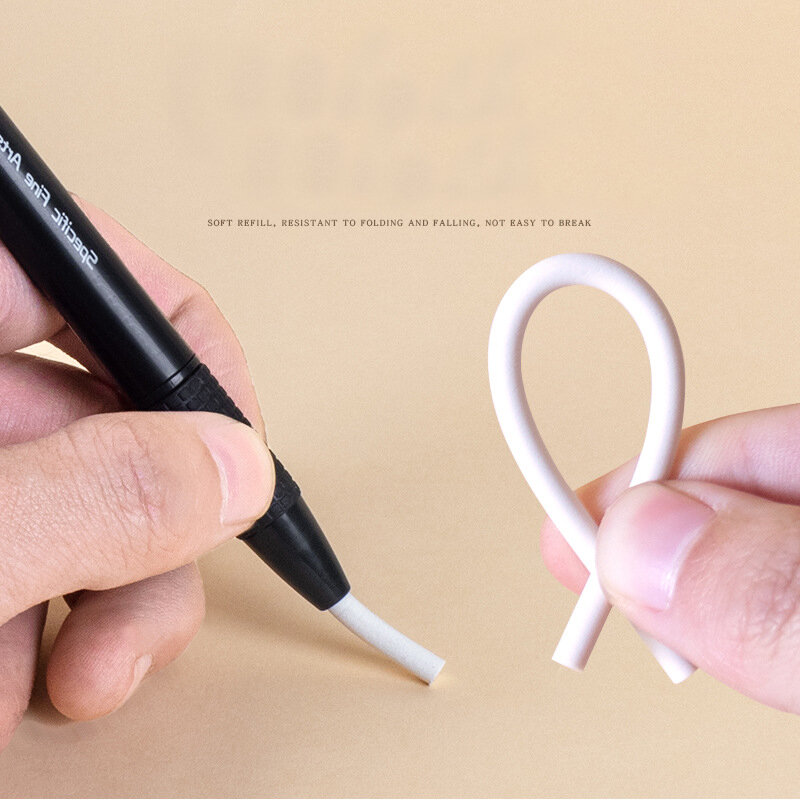 3,8 мм ластик ручка 6 выдвижной ластик пополнение эскиз выделка ластики ручка-стиль ластики детали Выделите резиновый товары для рукоделия