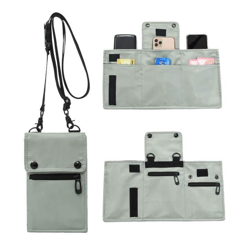 mobile phone Bag Men's shoulder bag multi-purpose small backpack nylon cloth crossbody travel pouch waterproof