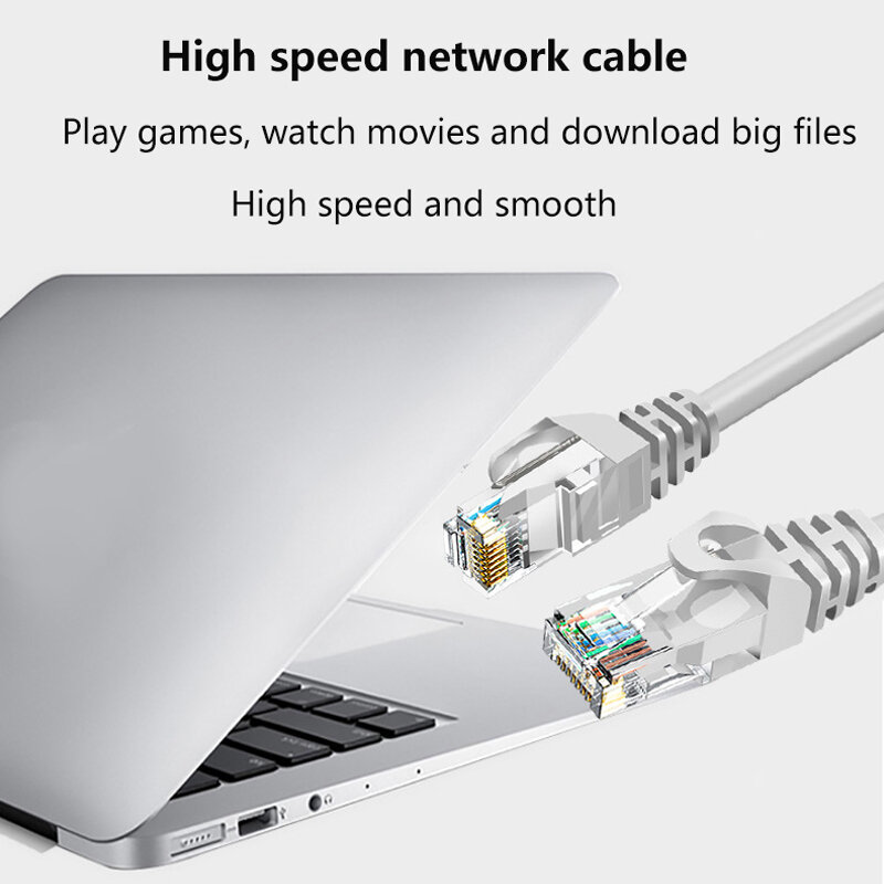 1000Mbps kabel Ethernet Cat 6 kabel sieciowy Lan przewód Lan UTP Gigabit przewód sieciowy do laptopa Router RJ45 CAT6 kabel Ethernet