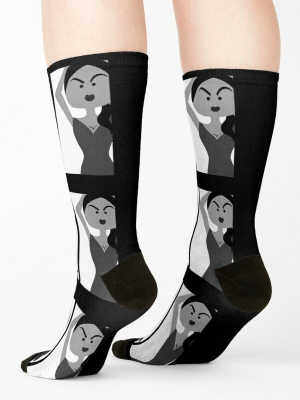 Flamenco Dancer Socks sports and leisure New year's basketball winter gifts Mens Socks Women's