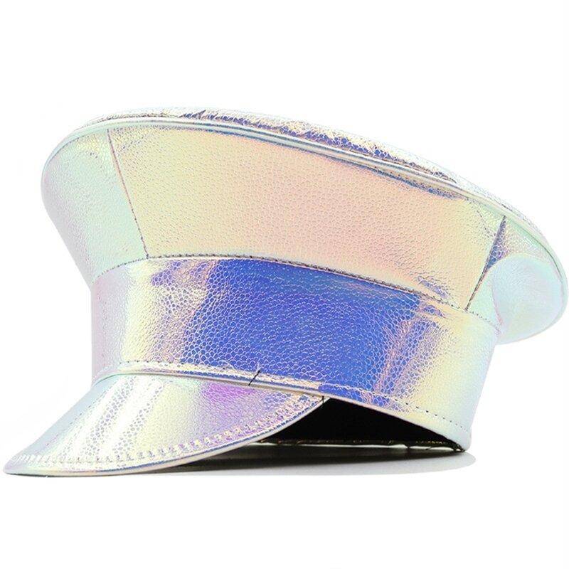 Свадебная военная кепка, музыкальная фестивальная шляпа, сценическая танцевальная шляпа капитана, шляпы для ночного клуба