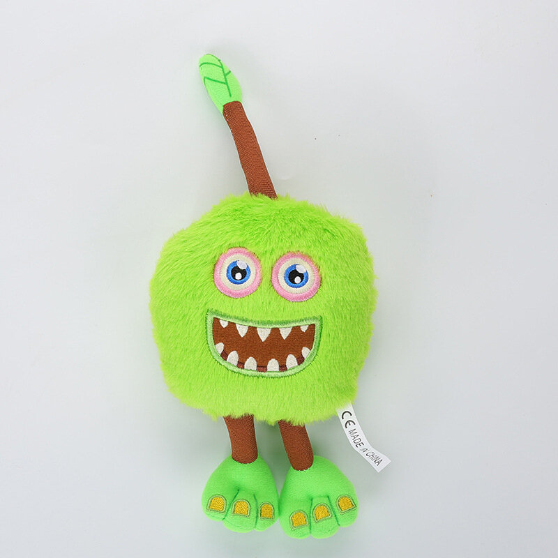 귀여운 플러시 장난감 마이 싱잉 몬스터 애플 바나나 30cm 부드러운 봉제 인형 생일 선물 #3896, 귀여운 장난감