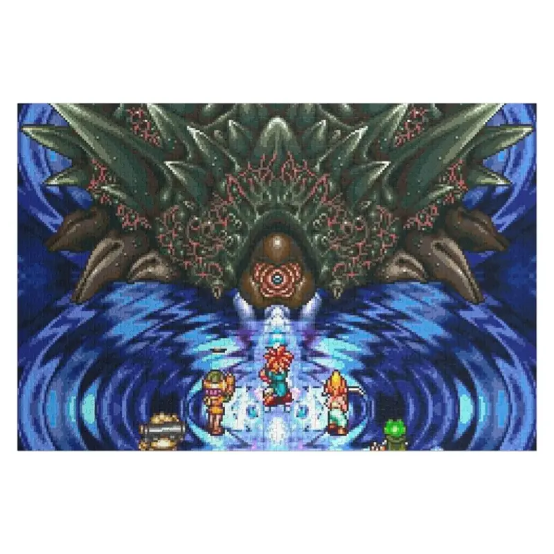 Chrono Trigger Lavos Battle Jigsaw Puzzle Iq Custom Wooden Gift Puzzle