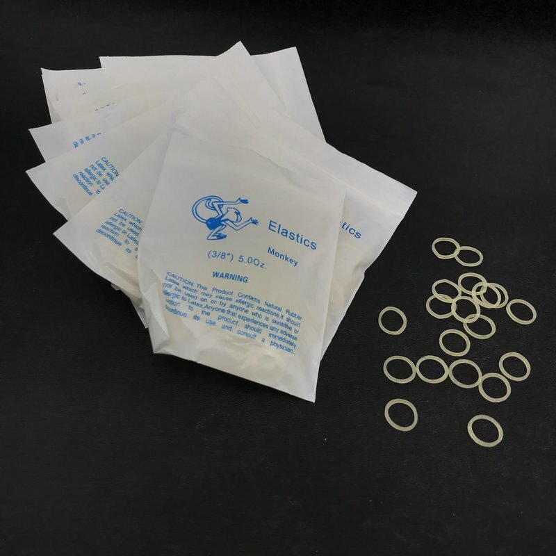 10 paczek/1000 sztuk Dental elastyczne gumki aparaty ortodontyczne zespoły 3.5oz/5Oz/6.5Oz Dental ortodontyczne produkt