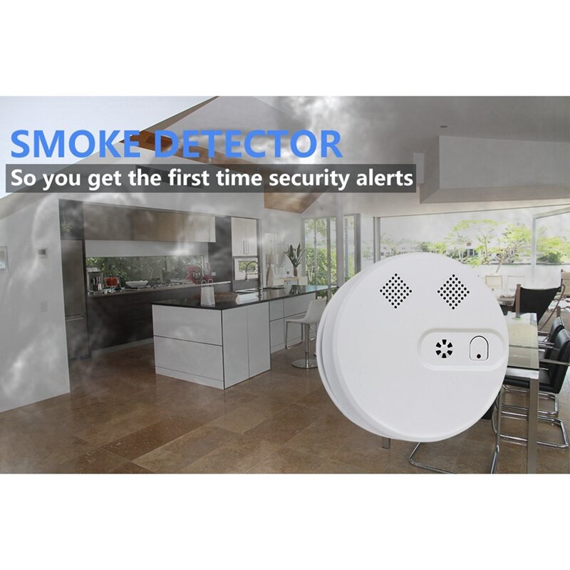 Домашний Многофункциональный кухонный Детектор дымовой сигнализации, смарт-устройство для автоматизации дыма, детектор пожарной сигнализации, легкая установка
