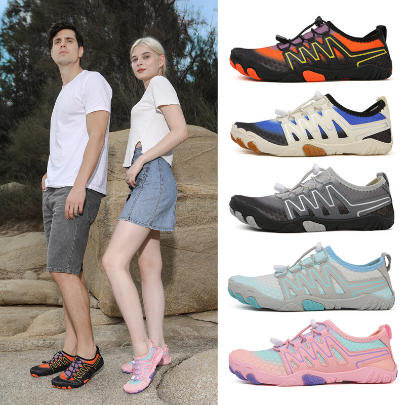 Water shoes for men and women outdoor quick-drying water shoes non-slip fitness barefoot beach sneakers Hiking upstream shoes