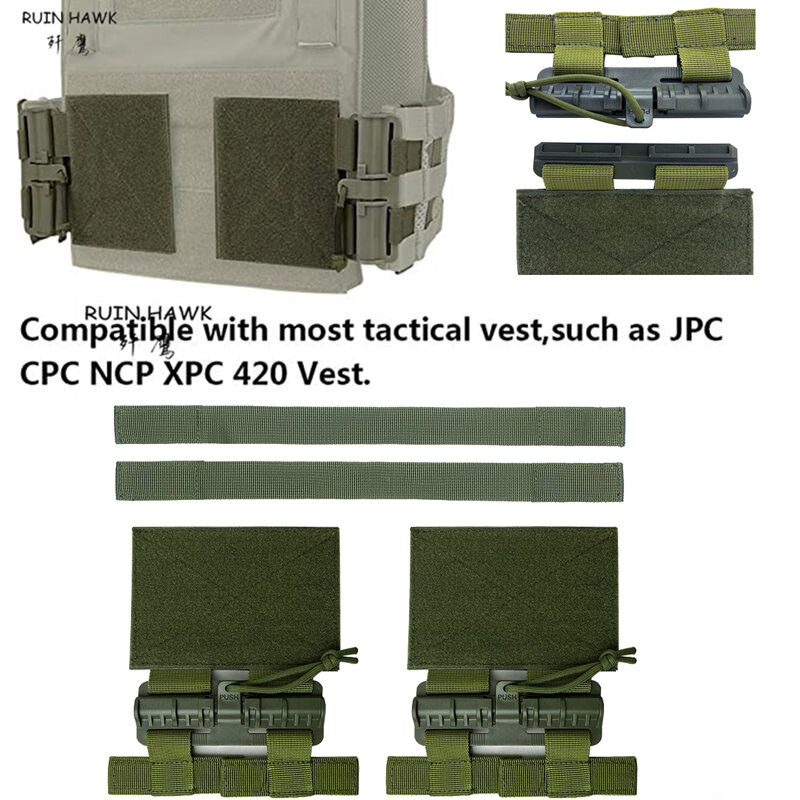 Tactical Molle Quick Removal Buckle Set, Release System Kit para JPC, CPC, 6094, Colete Transportadora, Airsoft, Militar, Acessórios de Caça