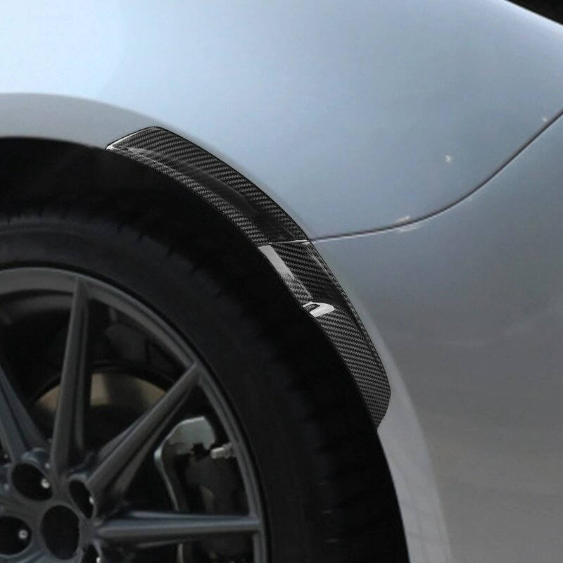 Voorgeïmpregneerd Koolstofvezel Materiaal, Achterwielkop Spatbordstickers Voor Toyota Gr86 2022-2023