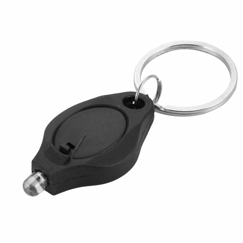 Mini Keychain ไฟฉายแบบพกพาบีบ LED Light Micro ไฟฉายกลางแจ้ง Camping ฉุกเฉิน Key แหวนไฟ