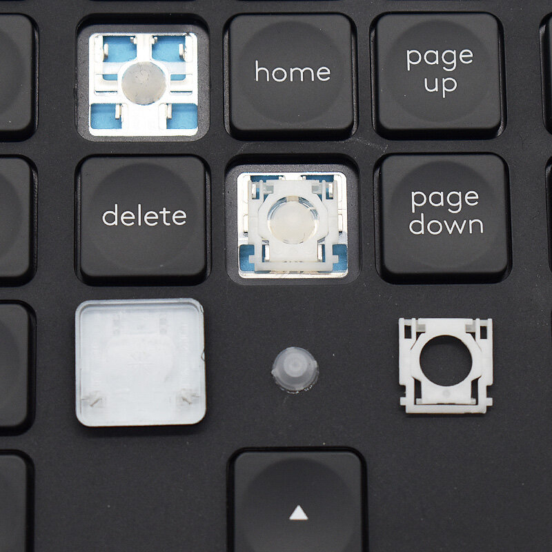 Replacement Keycap Key Cap &Scissor Clip&Hinge For Logitech Craft MX Keys Keyboard KEY & Clips GreyBlack