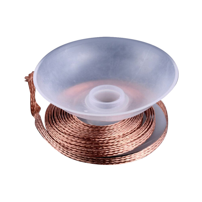 Solder Removal Braid Desoldering Wire Mesh Braid Tape Copper Braid Welding Point Soldering Wick Tin Lead Cord Flux for Soldering