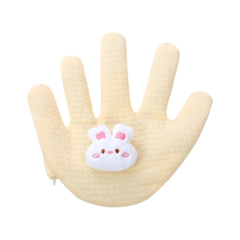 Travesseiro mão para prevenção susto bebê, almofadas pressão confortáveis ​​para palma da mão