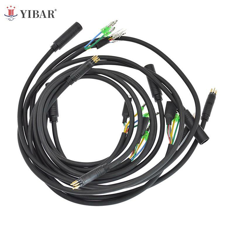 9Pin M6/M10 EBike Motor Extension Cable Connector Female To Male Electric Bike Motor Cables For E-bike Accessories