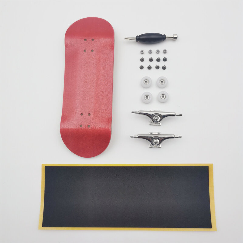 Fingerboard completo em forma de caminhão Mini brinquedos de skate profissional Finger Skate Board Set, 34mm, Fingerboarding, novo