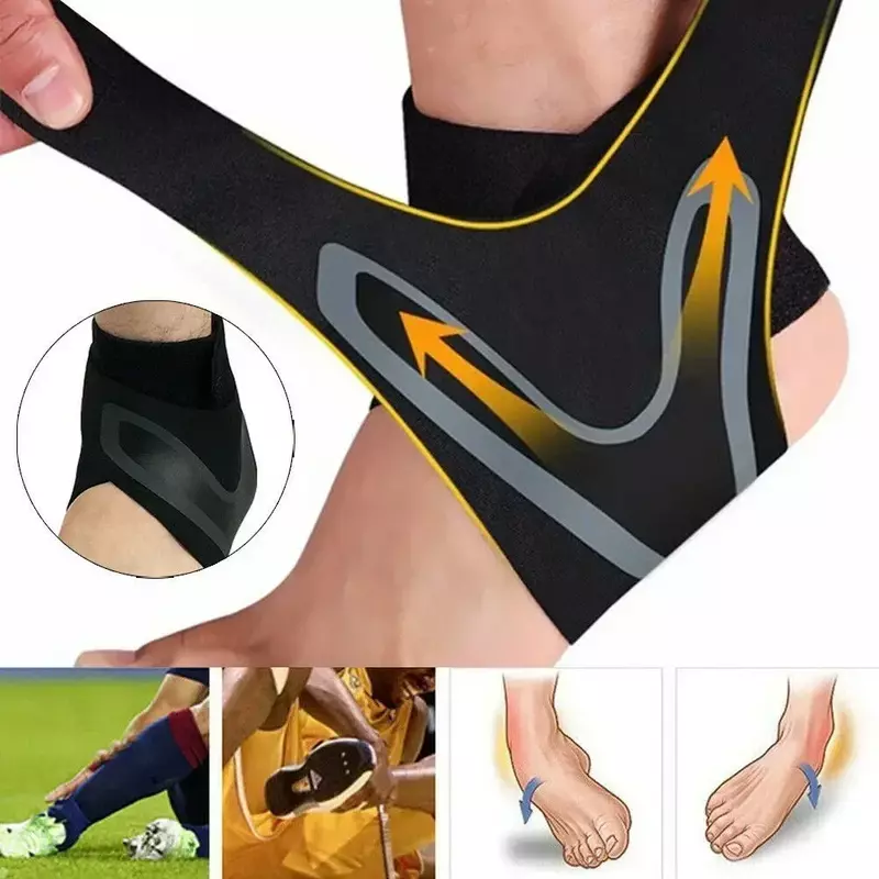 Sports Anklets Tendon Pain Relief Band Sprain Ankle Support Foot Sprain Wrap Basketball Football Athletic Sport Anklet Support