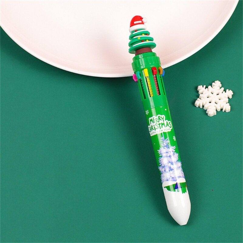 Weihnachtsstift, einziehbarer Kugelschreiber, Weihnachtsparty-Geschenkartikel