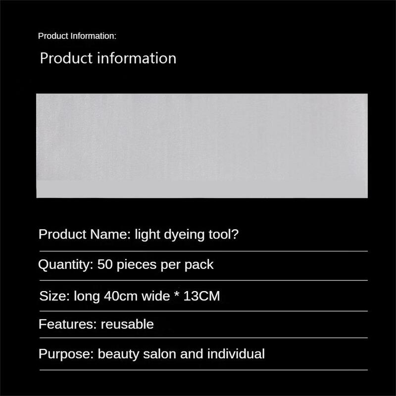 2/4/6PCS Hairdressing Dyeing Tools Highlight Paper Hair Dyeing Sheets Reusable Hair Coloring Isolation Sheet 5 Size