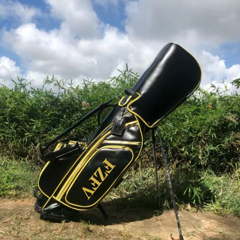 New Korean Brand Golf Bag New Unisex Professional Golf Support Bag Waterproof yellow black Golf Stand Bag