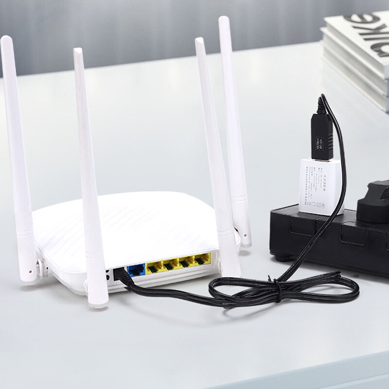 Usb Naar Dc Jack Oplaadkabel 5V Om 12V Netsnoer Boost Converter Usb Naar Dc Kabel power Kabel Voor Router Mini Fan Speaker