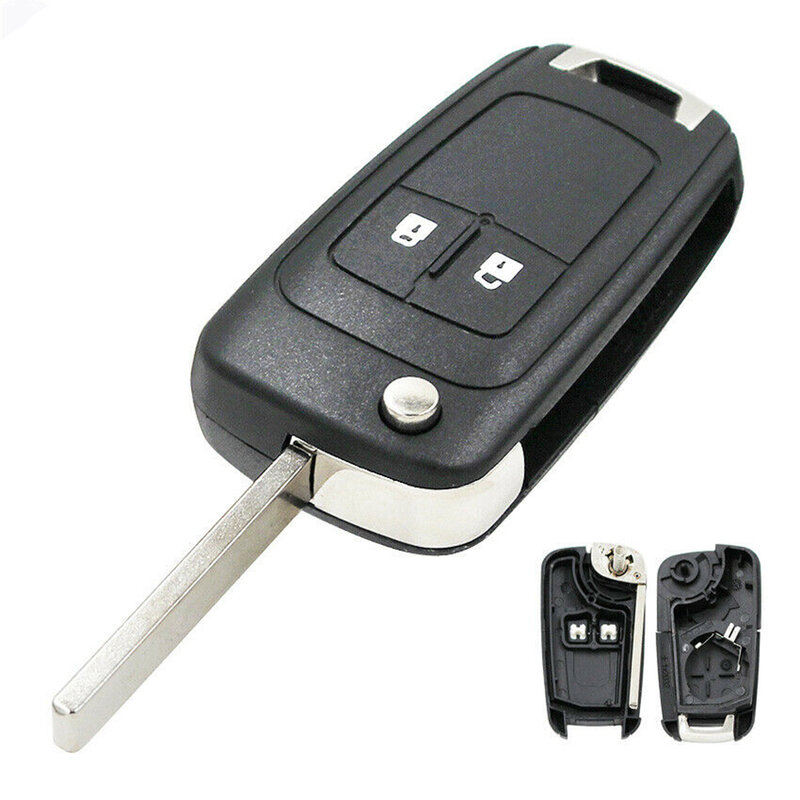 Habitação substituição Folding Key, 2 botões, Opel Astra J, Corsa E, Insignia Cascata, Adam, 2 botão