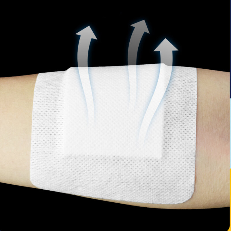 10 stücke nicht gewebte medizinische Klebstoff Hämostase Gips Wunden Dressing Band Hilfe Bandage Sterilisation Wunde Erste Hilfe