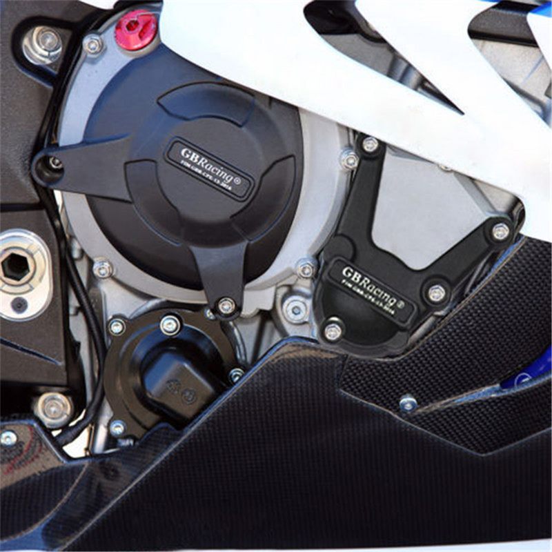 GBRacing-cubierta protectora para motor de motocicleta, funda de carreras para BMW S1000RR, S1000R, HP4, 2009, 2010, 2011, 2012, 2013, 2014, 2015, 2016