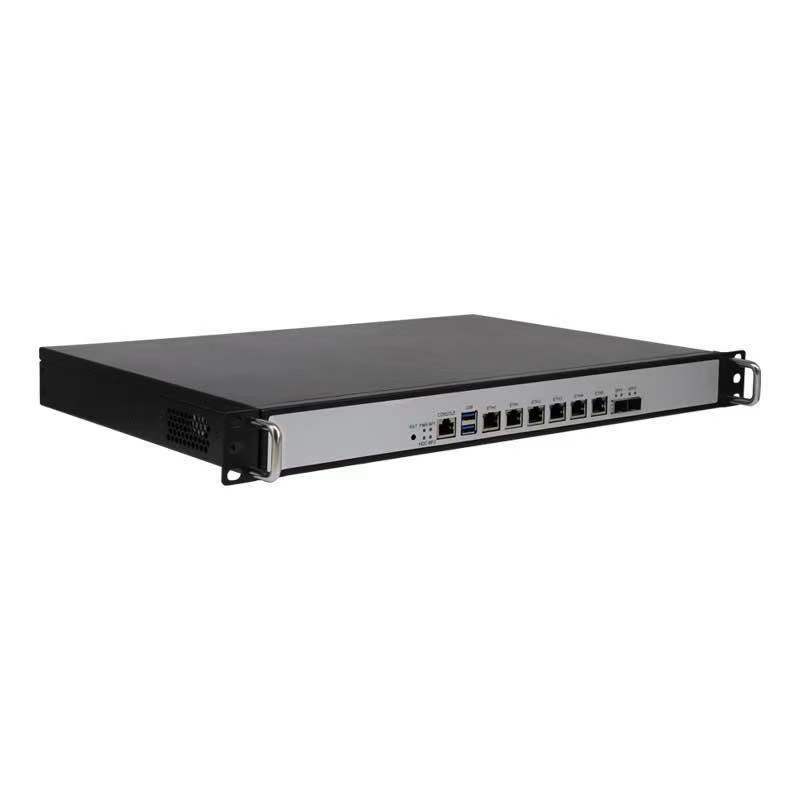 1U Rackmount Intel Core i7-4700MQ Quad Core PC Firewall Server With 6xIntel 2.5G LAN 2 10G SFP Soft Router pfSense OPNsen AES-NI