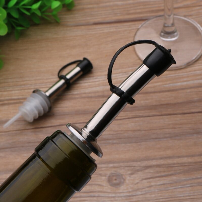 Garrafa de vinho rolha vinho pourer dispensador de óleo vinho boca barra acessórios