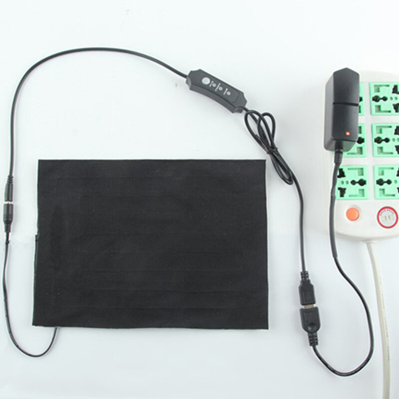 وسادة تدفئة كهربائية عملية لشحن USB ، بطانية حرارية محمولة ، ملابس ذاتية الصنع ، واقي خصر ، سفر ، تخييم ، 3 تروس