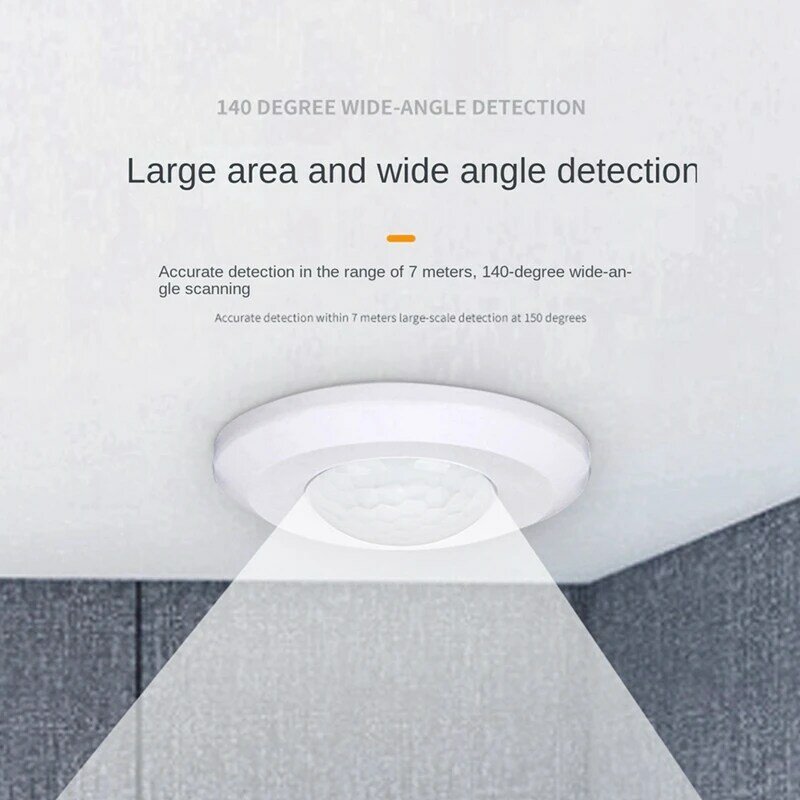 Zero Fire Wire Connected Human Motion Sensor Sensor With Anti-Theft Warning For Smart Home