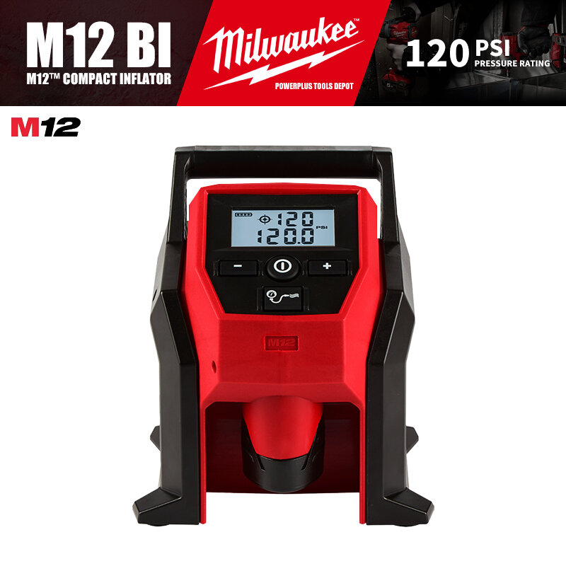 Milwaukee M12 BI/2475 M12™Компактный беспроводной насос 12 В электроинструменты 120PSI