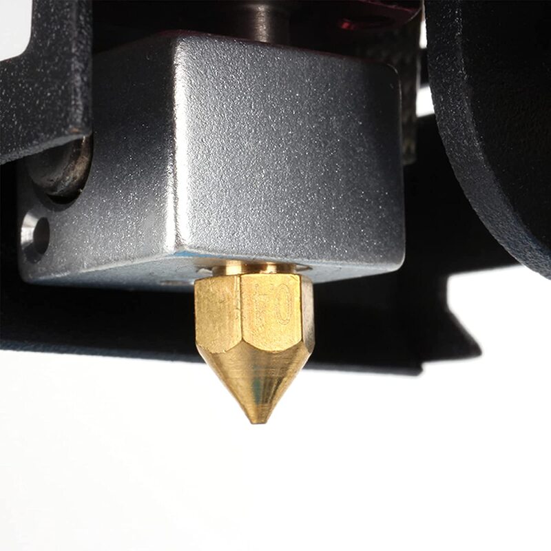 5/10 buah 1.75mm MK8 3D Printer kuningan Nozzle Extruder kepala cetak untuk Anet A8 A8 + Ender 3 3S Pro V2 CR10 3D bagian Printer