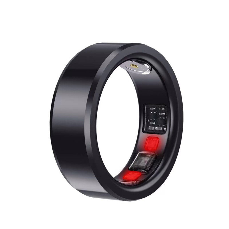Fashion Smart Ring Health Tracker for Heart Rate Temperature Sleep Step Counting Body Temperature Monitoring Smart Finger Ring