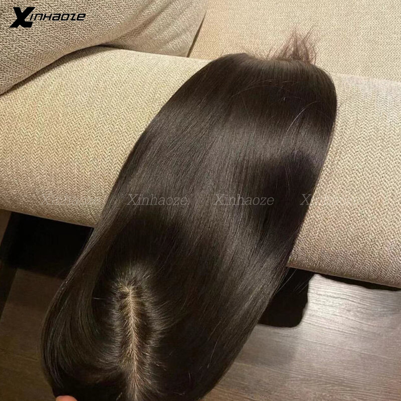5x5 Silk Basis Verschluss Silikon Silk Top Menschliches Haar Spitze Verschluss Remy Menschliches Haar Extensions mit Baby Haar freies Mittleren Teil