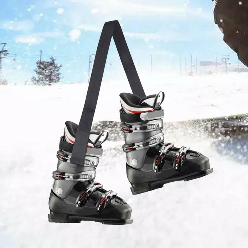 Correas para botas de esquí, accesorios portátiles para transporte de botas de esquí, equipo de Snowboard, correa de hombro
