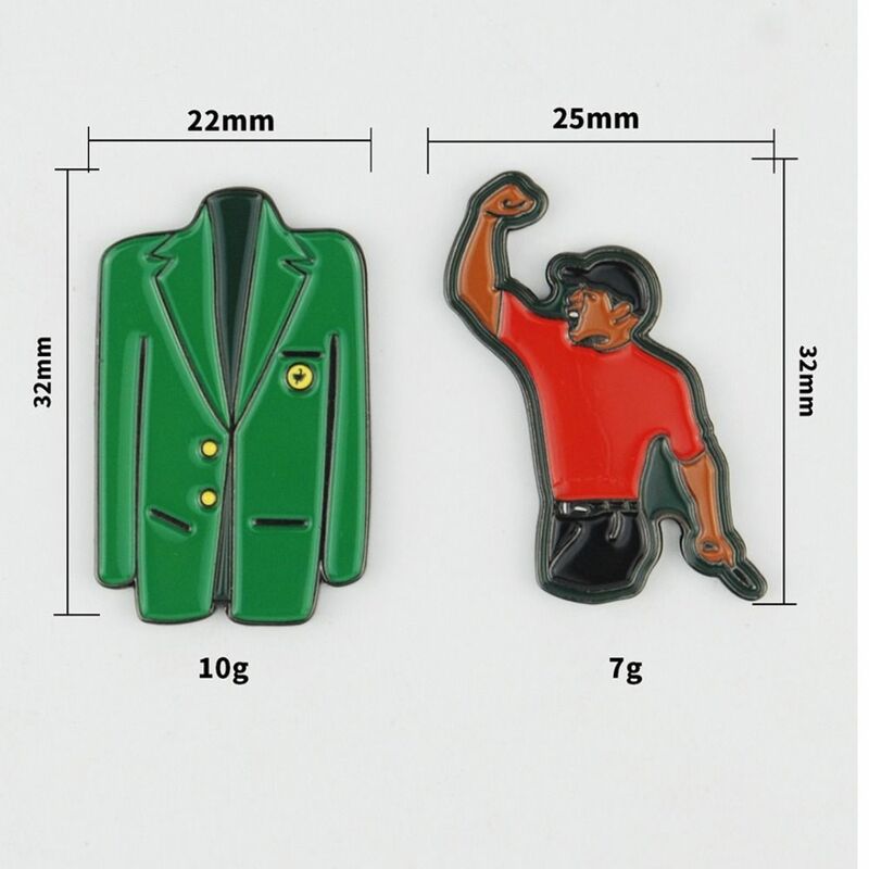 1 Set Magneet Golf Marker Cadeau Set Legering Multicolor Golfbal Marker Luxe Lichtgewicht Golf Cap Clip Golf Beginner