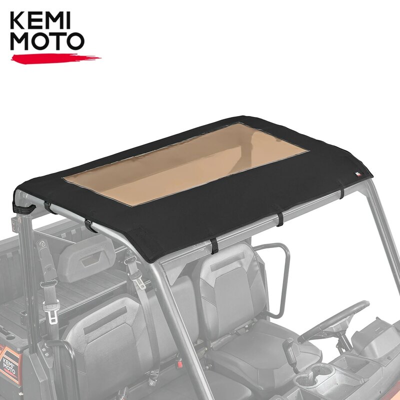 KEMIMOTO 캔버스 루프 탑 틴트, 폴라리스 레인저 XP 1000 레인저 1000 레인저 900 호환 가능, 2013-2024, 3 좌석 햇빛가리개 소프트 탑