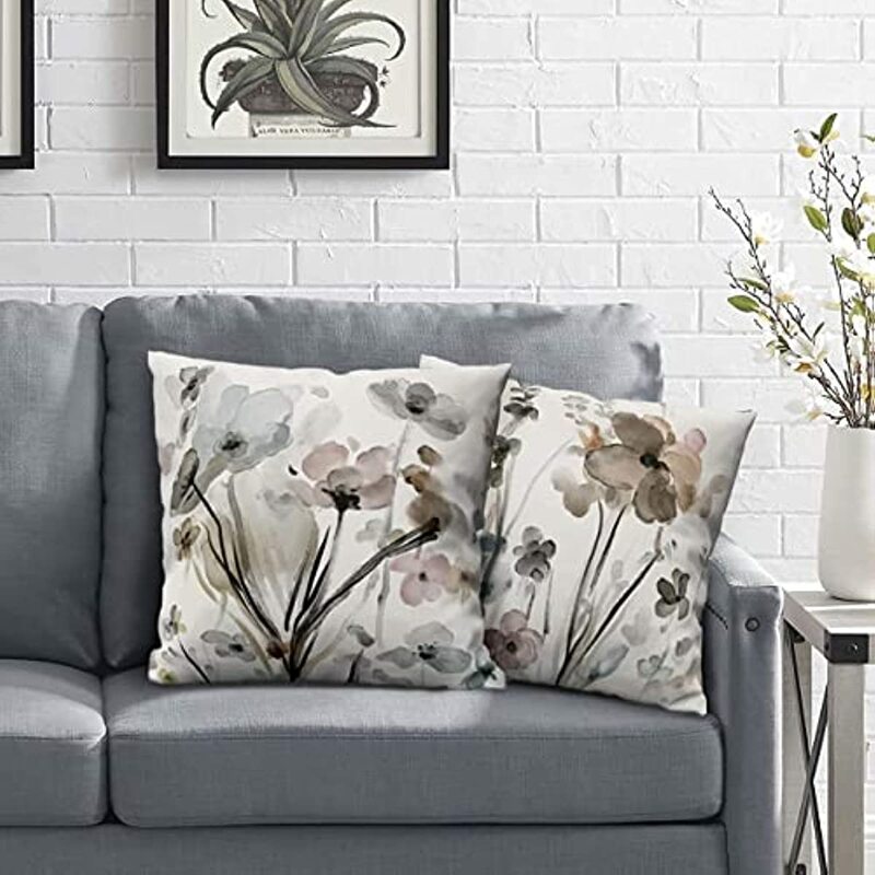زهرة رمي وسادة تغطي الزهور وسادة Cases الحديثة الزخرفية ساحة pillowل أريكة الأريكة غرفة نوم غرفة المعيشة