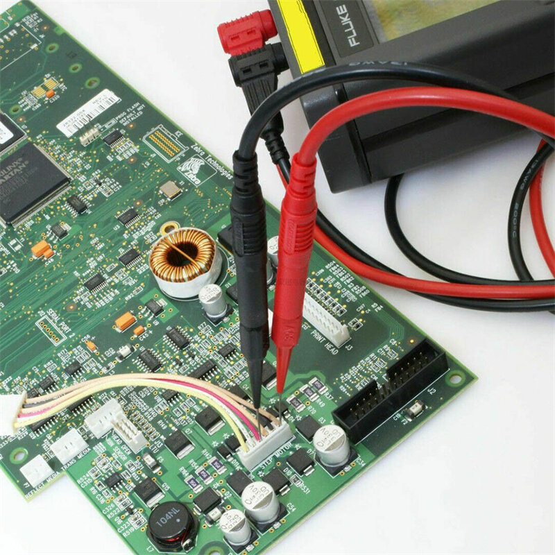 2 Pcs Digital Multimeter Probe Measuring Device Clamp Copper Test Lead Digital Multimeter Test Equipment 1A/30V Test Probes Plug