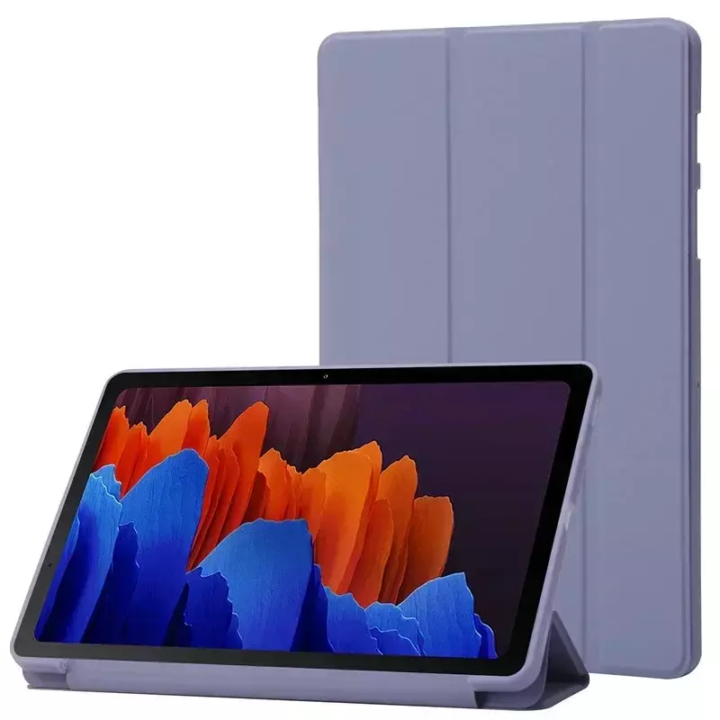 Чехол для Samsung Tab A9 Plus, 11 дюймов, Trifold Leaher, мягкая задняя подставка, чехол для планшета для Galaxy Tab A9 Plus, чехол для телефона X216