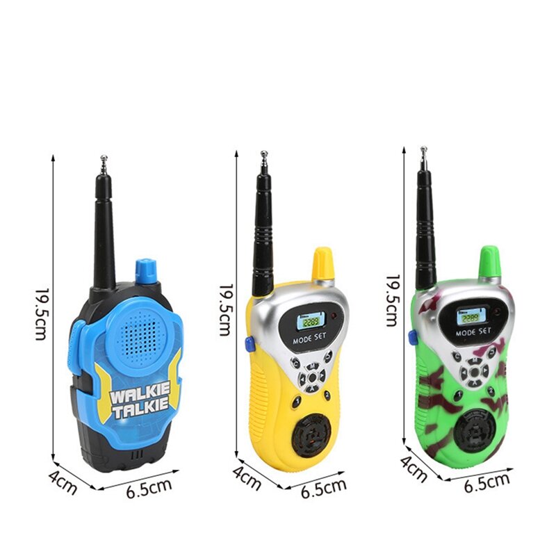 HOT-2PCS Mini Walkie Talkie Kids Wireless Call Parent For Boys Girls