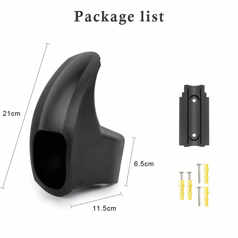 PUGTOP EV Charger Holder Wall Mount for Tesla Model 3/Y/S/X Type2 IEC62196-2 tesla charger cable holder Connector Socket