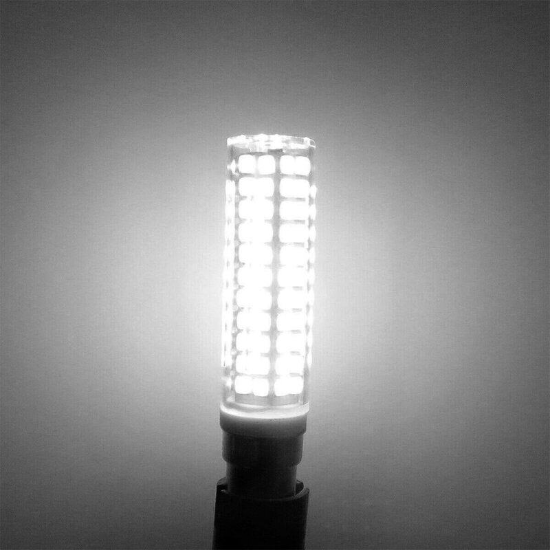 세라믹 LED 라이트 램프 전구 베이어넷 베이스, BA15D, 10W, 220V-240V, 6000K, 화이트, 136-2835SMD