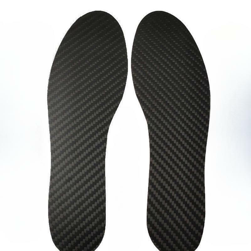 Plantilla de fibra de carbono para zapatillas de deporte, plantilla deportiva de alta calidad de 0,8mm, 1,0mm y 1,2mm de grosor, plantilla ortopédica para hombre y mujer