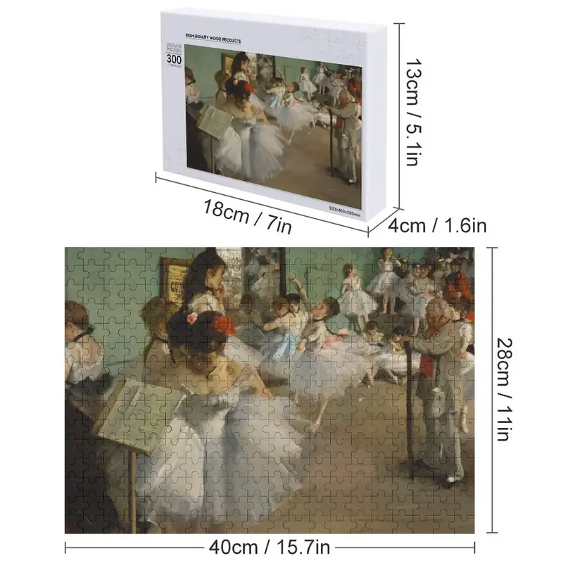 Descriptif_Degas. Classe de danse, 1874. Puzzle personnalisé avec photo pour bébé, jouet personnalisé