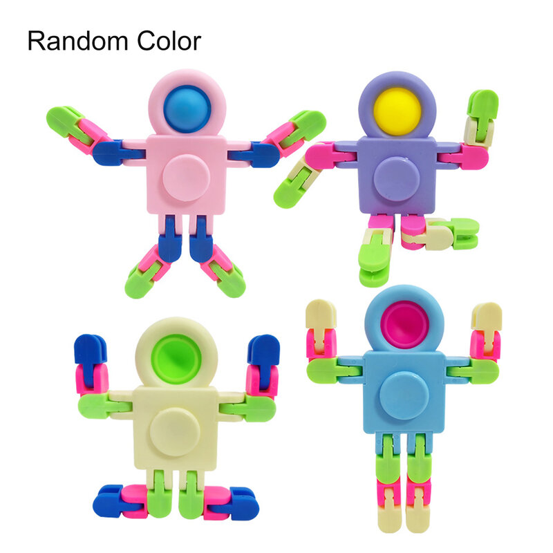Mainan Rantai Ujung Jari Spaceman Spinner Antistress Anak-anak Dewasa Hadiah Dekompresi Mainan Spinner Tangan Penghilang Stres