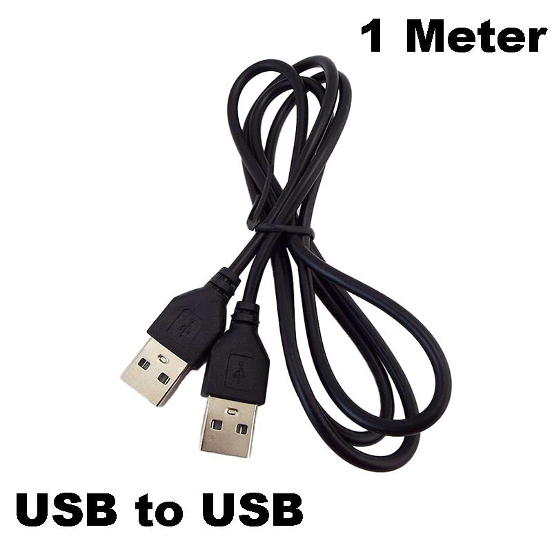 USB 2.0 A 타입 수-수 익스텐션 케이블, 전원 커넥터 어댑터, 연장 코드, PC 데이터 동기화 라인용 고속 전송, 1M