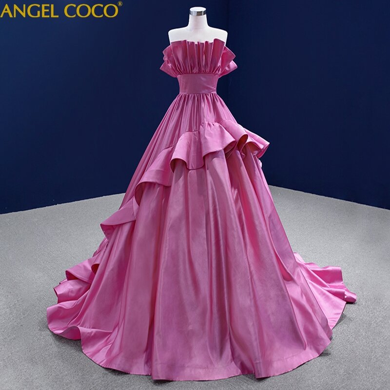 Kobiety Rose Party suknie wieczorowe macierzyństwo dostosuj okazje urodziny na ślub bal duże rozmiary damskie suknie Gala Abendkleider